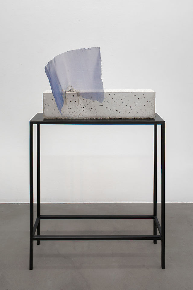Andy Boot,  Heartland (CASA DE DAVI) 1, 2014, concrete, UV-print on metal mesh, metal, 142.4&nbsp;×&nbsp;86&nbsp;×&nbsp;21 cm