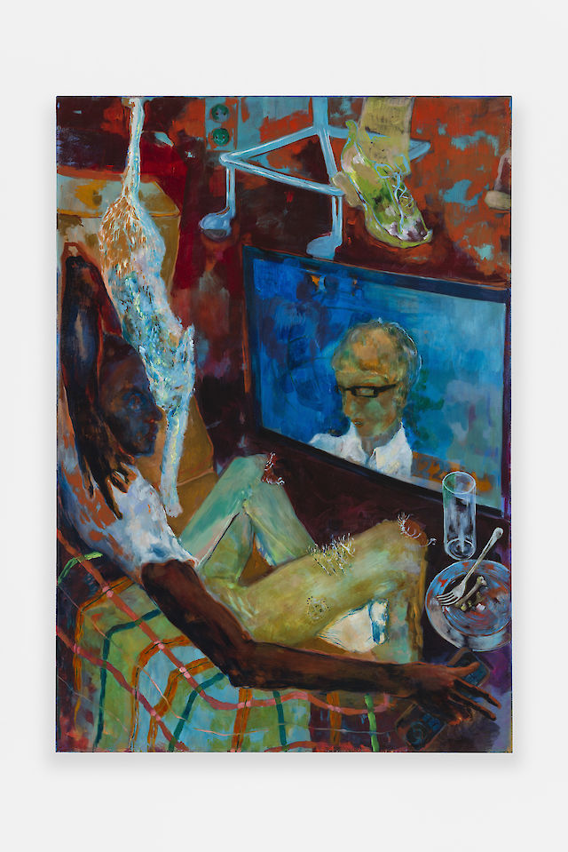 Georgia Gardner Gray, Feierabend, 2018, Oil and acrylic on canvas, 130&nbsp;×&nbsp;90 cm