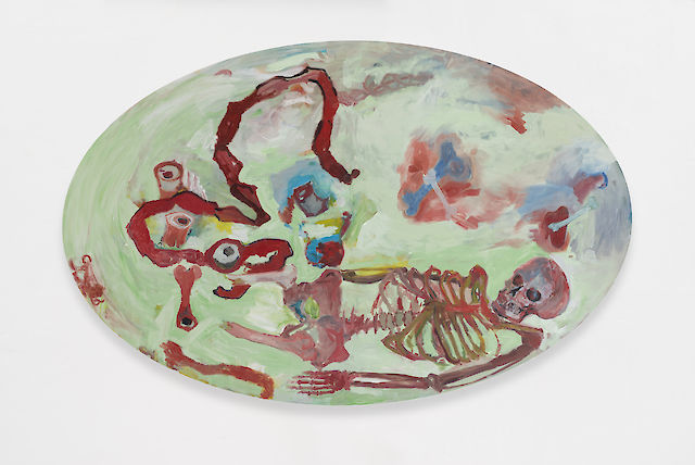 Georgia Gardner Gray, Obvious Death, 2019, Oil and acrylic on canvas, 134&nbsp;×&nbsp;210 cm