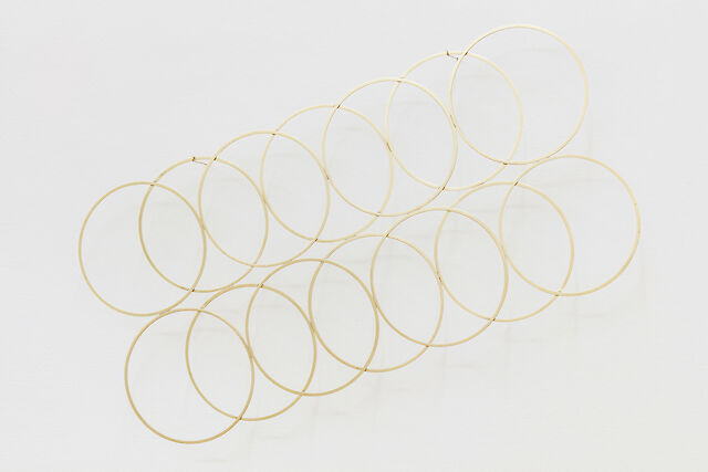 Iza Tarasewicz, Loop De Loop, 2021, brass, 83&nbsp;×&nbsp;58 cm