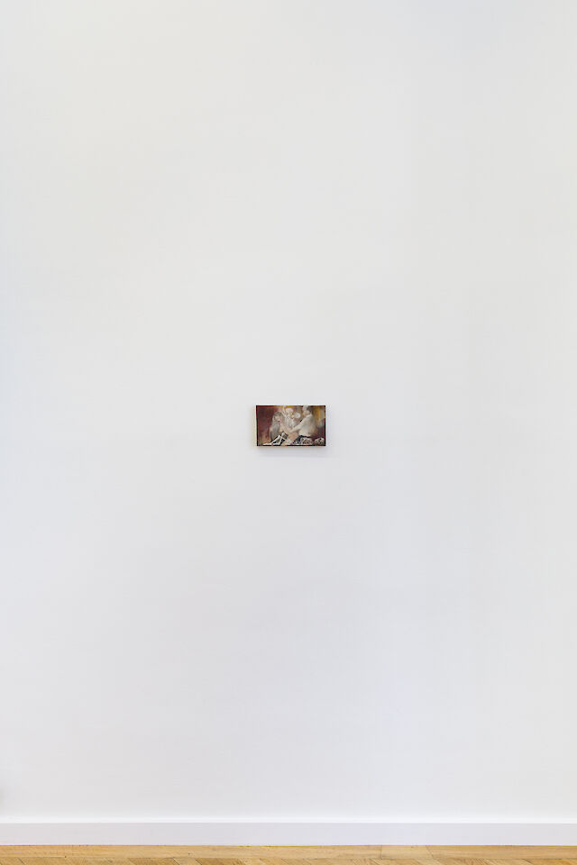 Joanna Woś, Untitled, 2022, Oil on linen, 14&nbsp;×&nbsp;24 cm