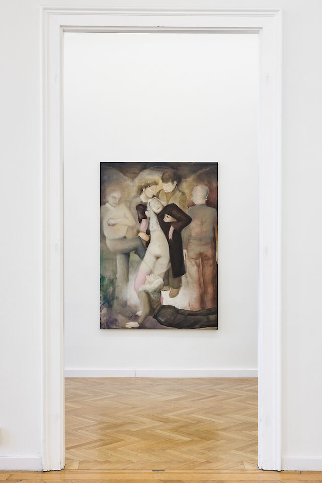 Joanna Woś, Untitled, 2022, Oil on linen, 170&nbsp;×&nbsp;120 cm