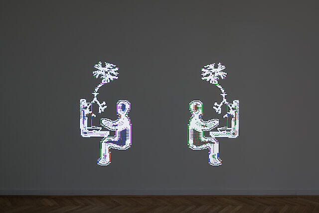 Charlotte Johannesson, Untitled, 1981–1985, Digital computer graphics (slideshow of 28 images), dimensions variable