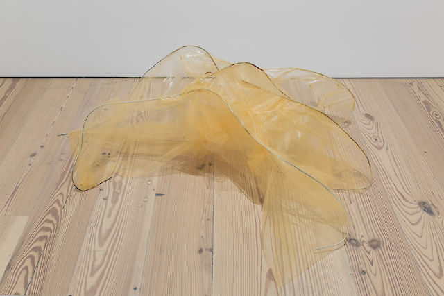 Olga Balema, Bread for Life, 2016, tulle, latex, and steel, 43&nbsp;×&nbsp;22&nbsp;×&nbsp;19, installation view Whitney Biennial 2019, Whitney Museum of American Art, New York, 2019, photo by Gregory Carideo