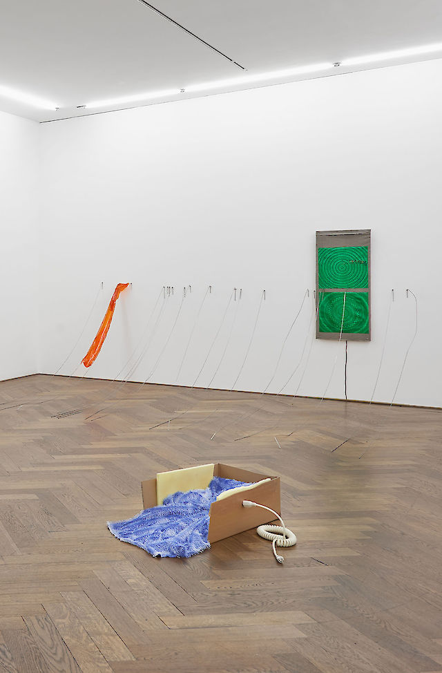 Olga Balema, installation view Ungestalt, Kunsthalle Basel, 2017