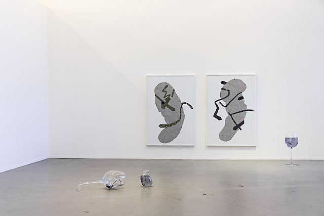 Nina Beier, installation view, Cash for Gold, Kunstverein Hamburg, 2015