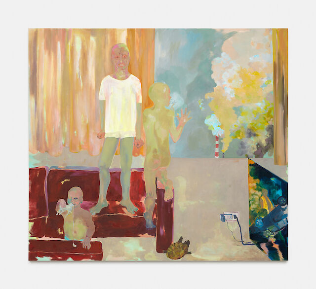 Georgia Gardner Gray, Internalizer, 2021, oil on canvas, 180&nbsp;×&nbsp;200 cm