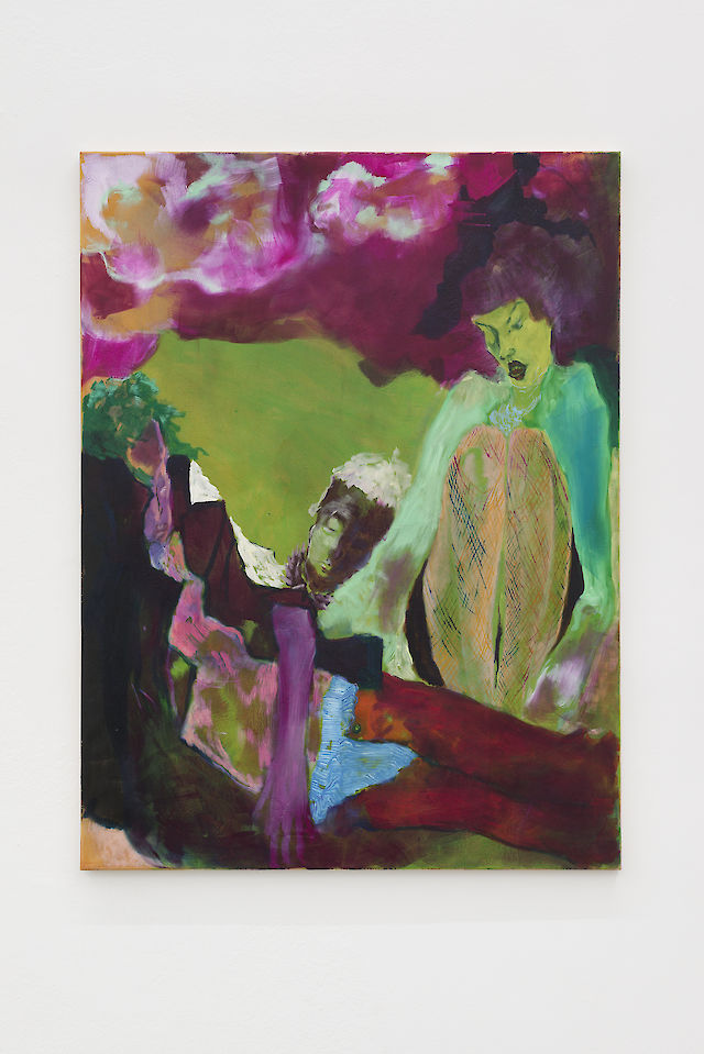 Georgia Gardner Gray, XYZ (fast asleep), 2017, Oil and varnish on canvas, 120&nbsp;×&nbsp;90 cm, photo by Joachim Schulz