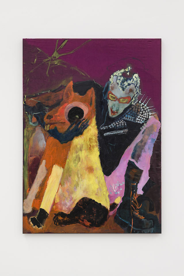 Georgia Gardner Gray, Clingy Punk , 2017, Oil and varnish on canvas, 99&nbsp;×&nbsp;70 cm, photo by Joachim Schulz