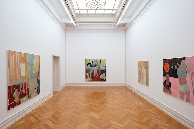 Georgia Gardner Gray, installation view Lose Enden, Kunsthalle, Bern, 2021, photo by Gunter Lepkowski