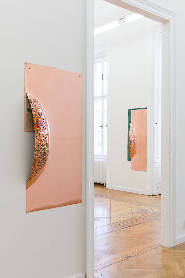 Marie Lund, installation view Face to Back, Croy Nielsen, Vienna, 2018