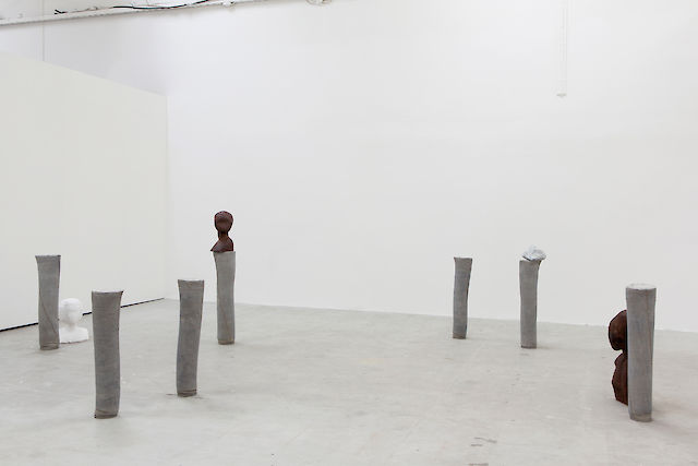 Marie Lund, installation View Handstand, Imo-Projects, Copenhagen, 2013