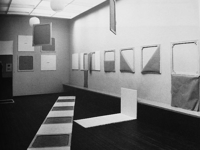 Albert Mertz, Deconstruction of the composition of the painting or Study of the Function of Paintings as Camoflage conducive to illusions and Myths, Den Frie, Copenhagen, 1974