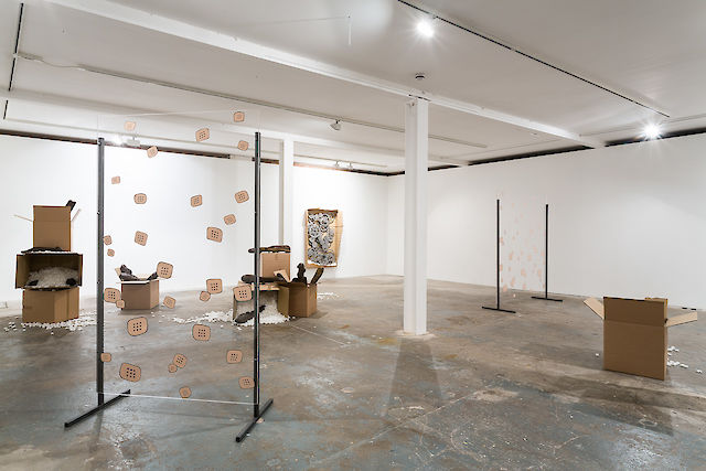 Marlie Mul, installation view, Arbeidsvitaminen, Vilma Gold, London, 2015