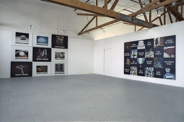 Mitchell Syrop, installation view, Kuhlenschmidt Simon Gallery, Los Angeles, 1986