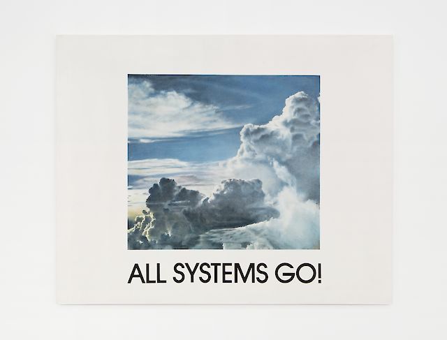 Mitchell Syrop, All Systems Go, 1985,hand-colored oil on silver gelatin photograph, 121,9&nbsp;×&nbsp;152,4 cm