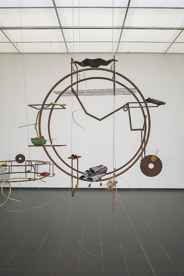 Iza Tarasewicz, installation view What Are We Made Of, Kunsthalle Darmstadt, 2019
