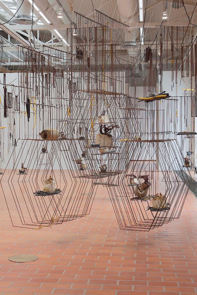 Iza Tarasewicz, installation view Be Fragile! Be Brave!, Pori Art Museum, 2019–2020