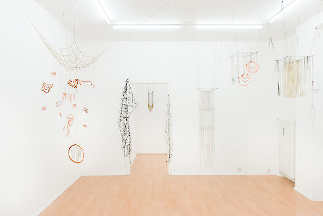 Iza Tarasewicz, installation view Variables, Loggia, Munich, 2020