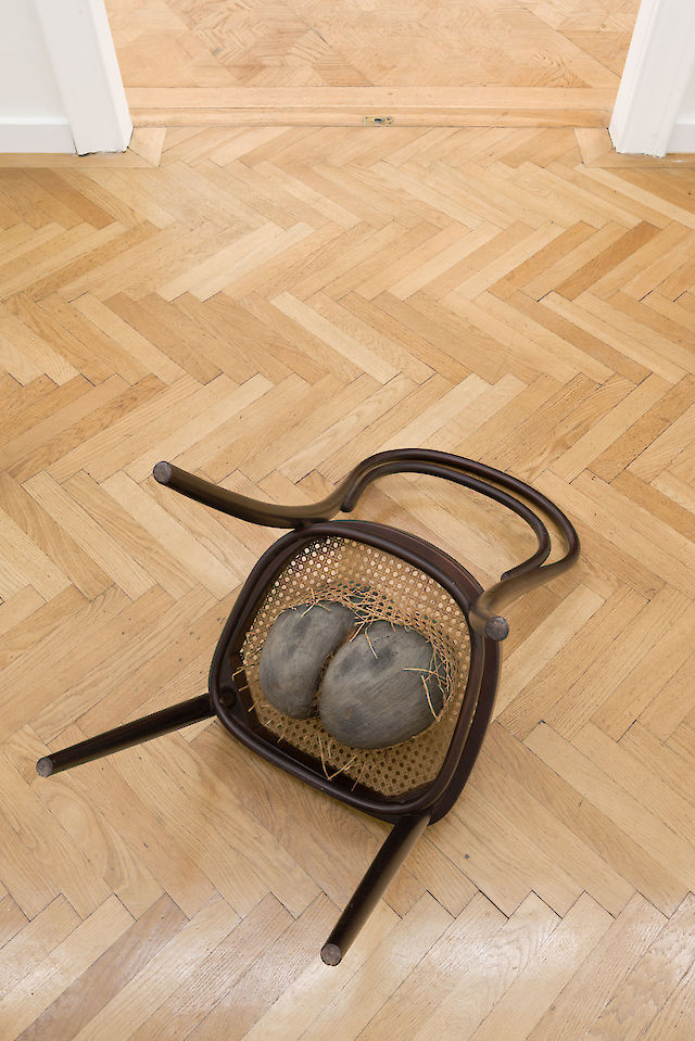 Nina Beier, Female Nude, 2016, Thonet Chair, Cocos Nucifera (Coco Fesse), 61&nbsp;×&nbsp;65&nbsp;×&nbsp;43 cm, Unique