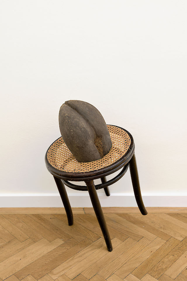 Nina Beier, Female Nude, 2016, Thonet Chair, Cocos Nucifera (Coco Fesse), 74&nbsp;×&nbsp;42&nbsp;×&nbsp;42 cm, Unique