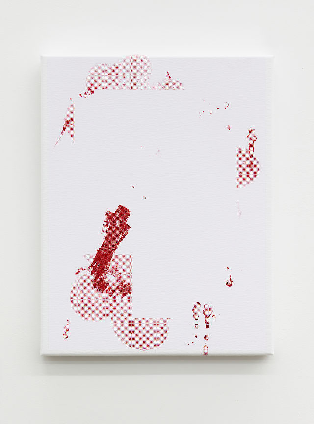 Jacob Dahl Jürgensen, Layers, 2012, Textile ink on t‑shirt, 38&nbsp;×&nbsp;49&nbsp;×&nbsp;3,5 cm