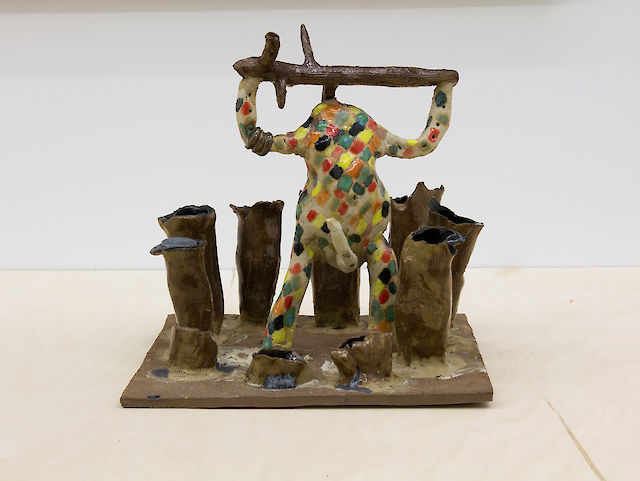 Aaron Angell, Untitled, 2011/12, glazed stoneware, 26&nbsp;×&nbsp;24 cm, 2011/12