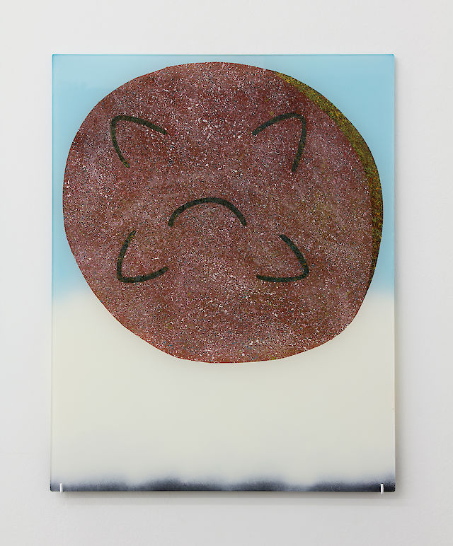 Aaron Angell, Mignon´s coin (obverse), acrylic on acrylic, 2011