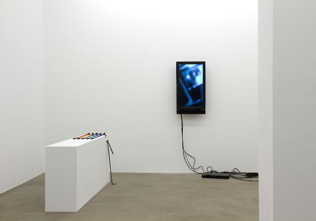 Joshua Petherick, installation view  Saratogian Bedding, 2011