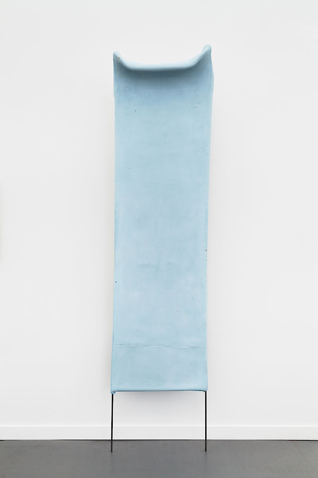 Olga Balema, Interior Biomorphic Attachment(1), 2014, Steel, latex, poly foam, 243.8&nbsp;×&nbsp;58.4&nbsp;×&nbsp;35.6 cm