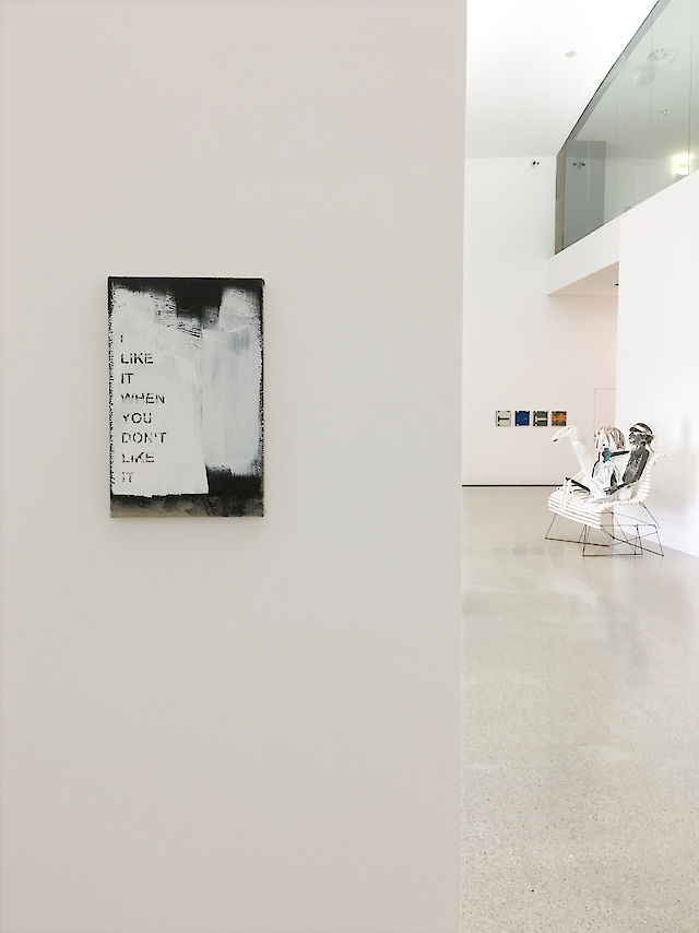 Nicolas Jasmin, installation view Class Reunion, Works from Gaby and Wilhelm Schürmann Collection, MUMOK, Vienna, 2018