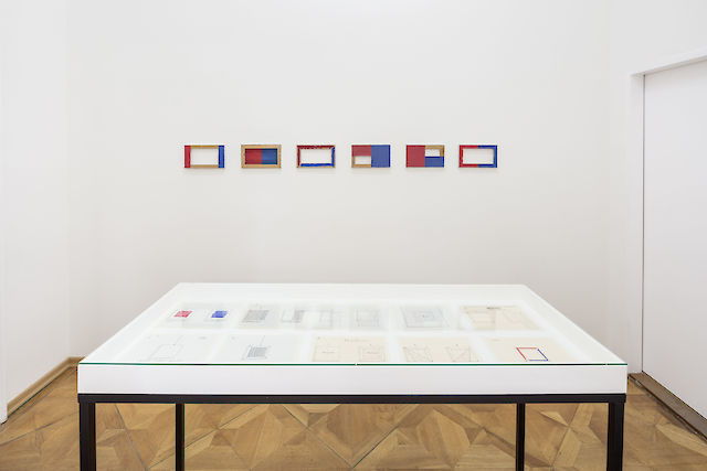 Albert Mertz, Dekonstruktion af maleriets møblement, installation view,&nbsp;2018