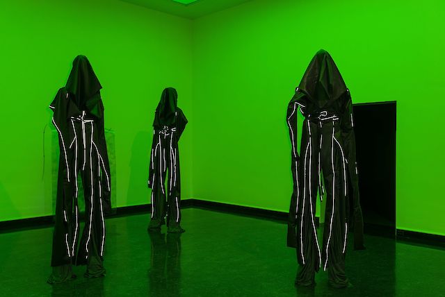 Sandra Mujinga, installation view SONW – Shadow Of New Worlds, Kunsthall Bergen, 2019