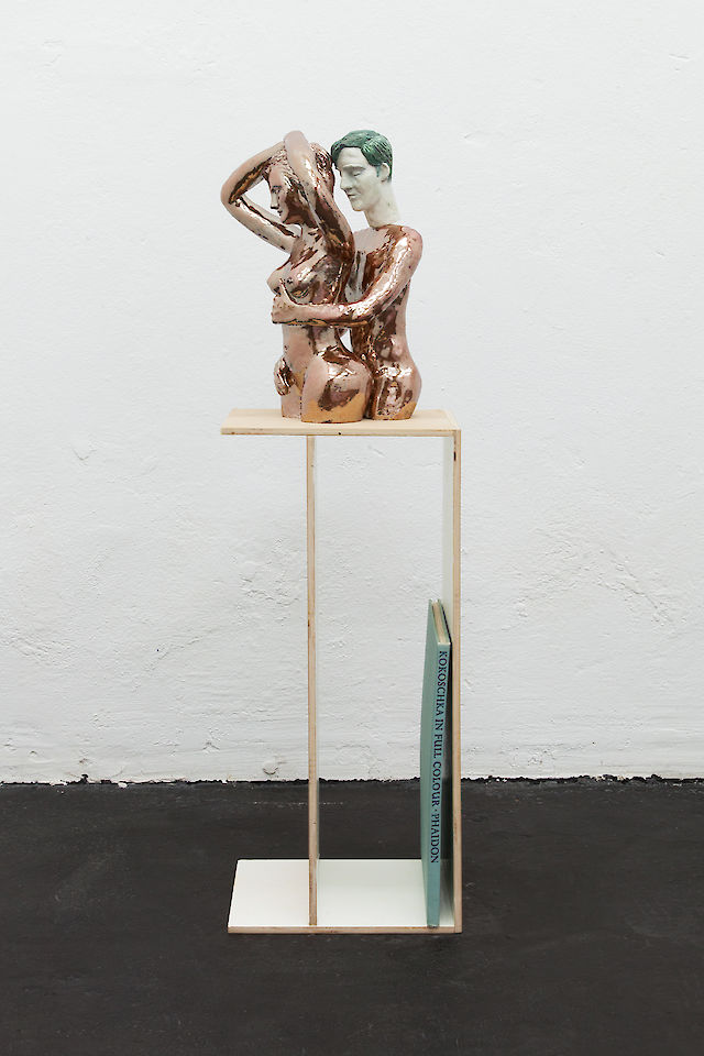 Soshiro Matsubara, installation View, LoveSick, 2018, Schiefe Zähne, Berlin, photo by Schiefe Zähne / Hannes Schmidt