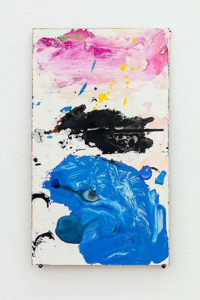 Elke Silvia Krystufek, Rothko, 2019, Oil and acrylic on board, 19&nbsp;×&nbsp;27 cm