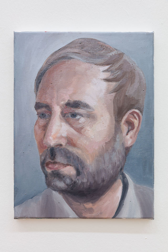 Nina Beier, Oliver Croy (2), Oil on canvas, 30&nbsp;×&nbsp;40 cm&nbsp;2019