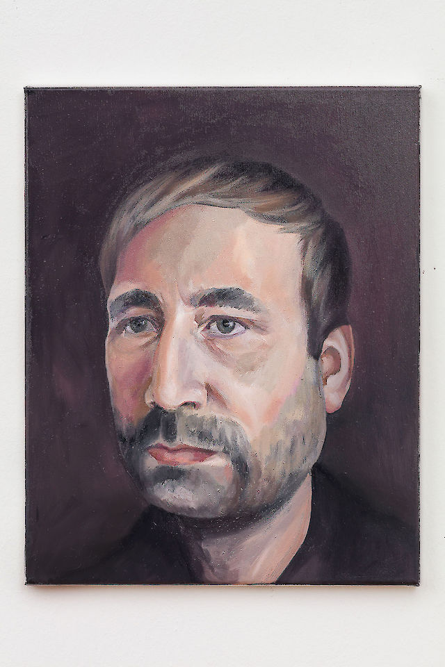 Nina Beier, Oliver Croy (3), Oil on canvas, 50&nbsp;×&nbsp;40 cm&nbsp;2019