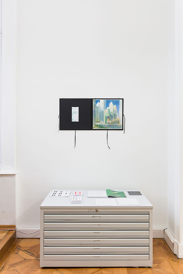 Sebastian Black, installation view New and Used Drawings, Croy Nielsen, Vienna, 2020