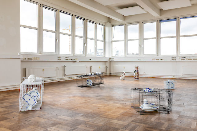 Nina Beier installation view CHART de-centred, Copenhagen, 2020, photo by Malle Madsen