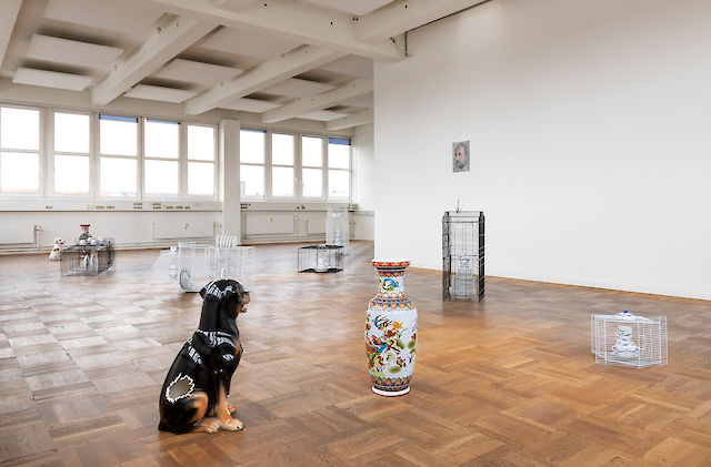 Nina Beier installation view CHART de-centred, Copenhagen, 2020, photo by Malle Madsen