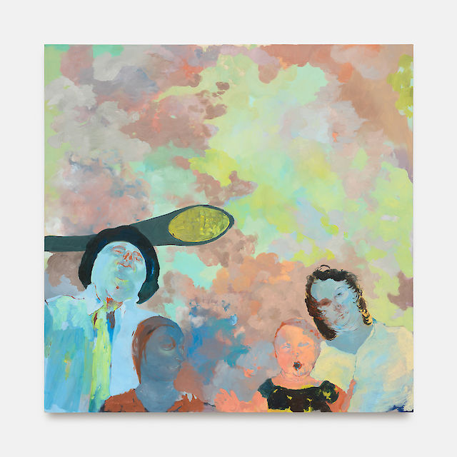 Georgia Gardner Gray, Outskirts, 2020, oil on canvas, 120&nbsp;×&nbsp;120 cm