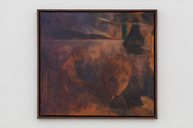 Ernst Yohji Jaeger, Untitled 1, 2020, oil on canvas, 41.5&nbsp;×&nbsp;44 cm, framed 43.5&nbsp;×&nbsp;47.5 cm Photos by Kun​st​-doku​men​ta​tion​.com