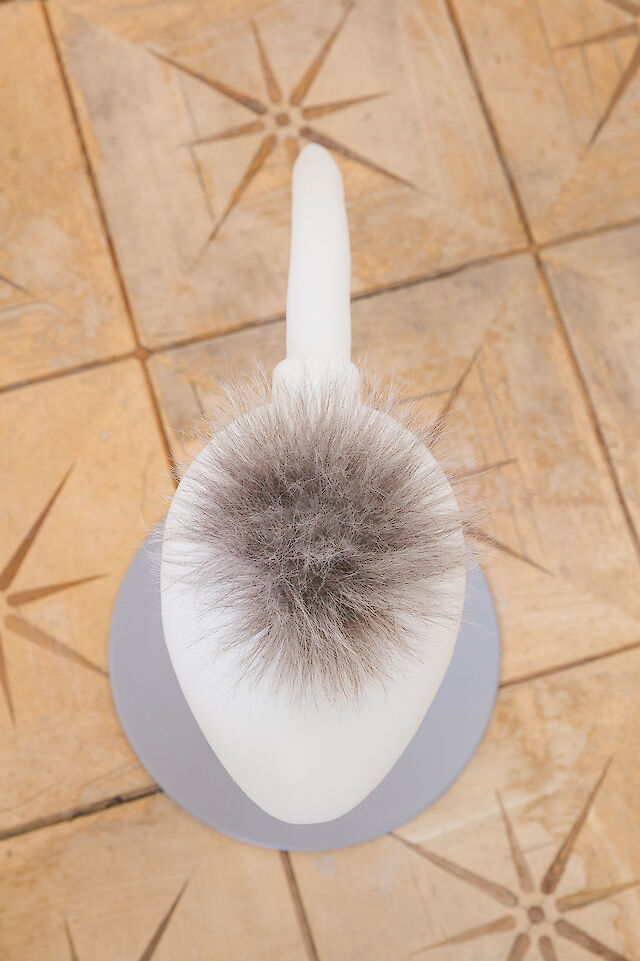 Marlie Mul, Brush, 2021 (detail), Silicone and synthetic hair, 56&nbsp;×&nbsp;35&nbsp;×&nbsp;59 cm