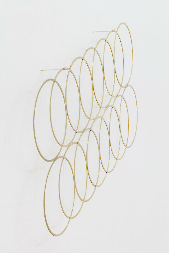 Iza Tarasewicz, Loop De Loop, 2021, brass, 83&nbsp;×&nbsp;58 cm