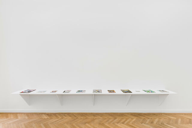 Elene Chantladze, installation view, Olga Balema, Elene Chantladze, Birke Gorm, Ernst Yohji Jaeger, Marie Lund, Croy Nielsen, Vienna, 2022
