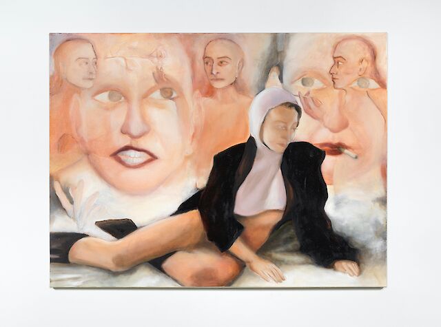 Joanna Woś, Untitled, 2021, oil on canvas, 90&nbsp;×&nbsp;120 cm