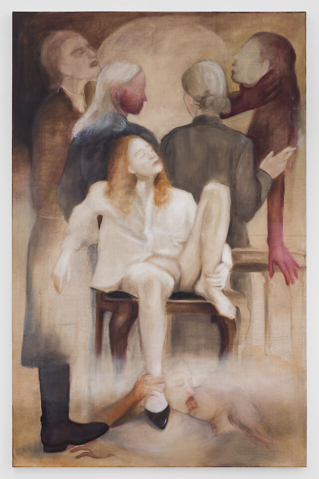 Joanna Woś, Untitled, 2022, Oil on linen, 170&nbsp;×&nbsp;110 cm