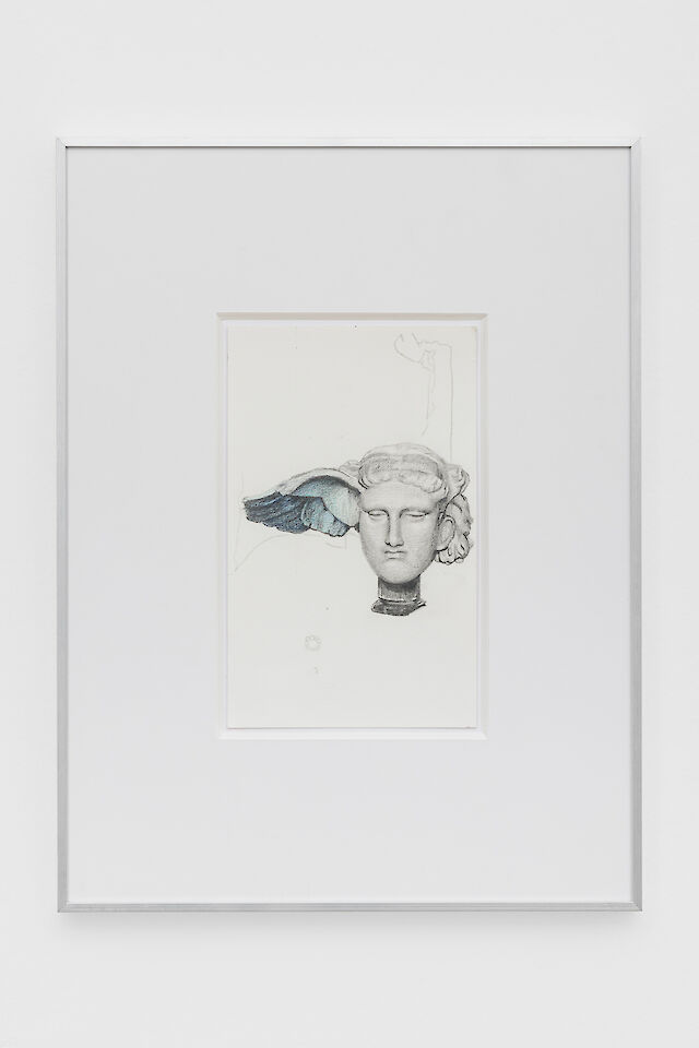Soshiro Matsubara, Untitled, 2020, Watercolor and pencil on paper, aluminium frame, 21&nbsp;×&nbsp;13 cm, 40.5&nbsp;×&nbsp;30.5&nbsp;×&nbsp;2 cm (framed)