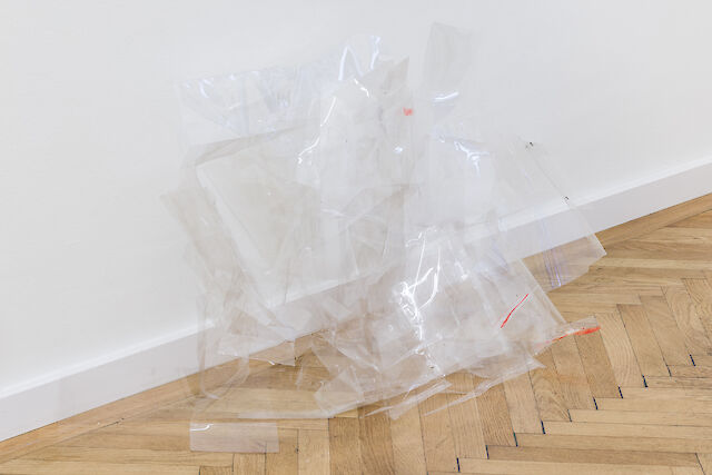 Olga Balema, Untitled, 2022, acrylic sheeting, 56&nbsp;×&nbsp;126&nbsp;×&nbsp;40 cm