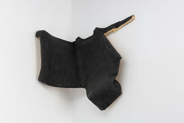Olga Balema, Untitled, 2022, wood, foam, latex, 69&nbsp;×&nbsp;71&nbsp;×&nbsp;38 cm, photo by Sonia Mangiapane